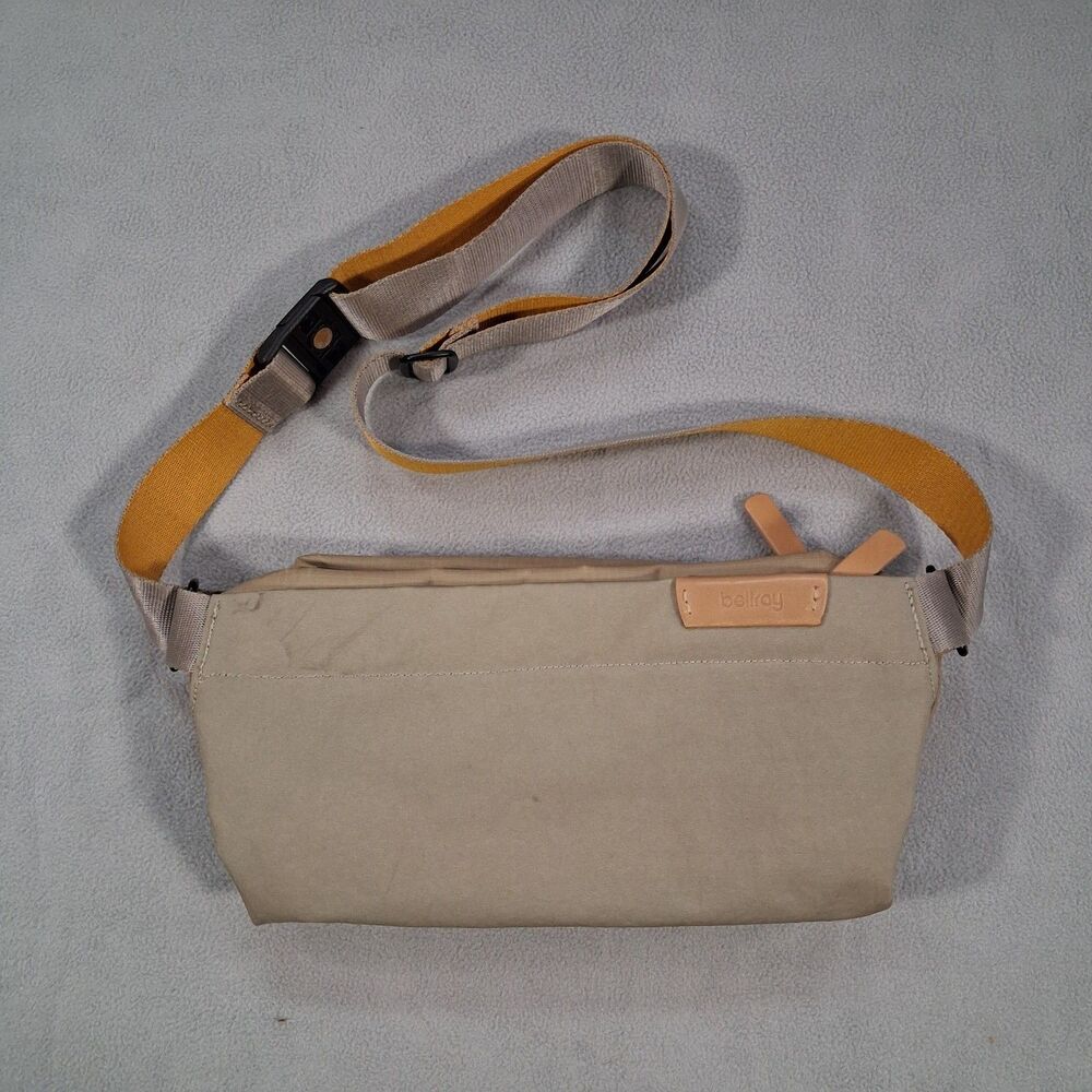 Bellroy Sling Crossbody Bag Unisex Tan Small Preowned